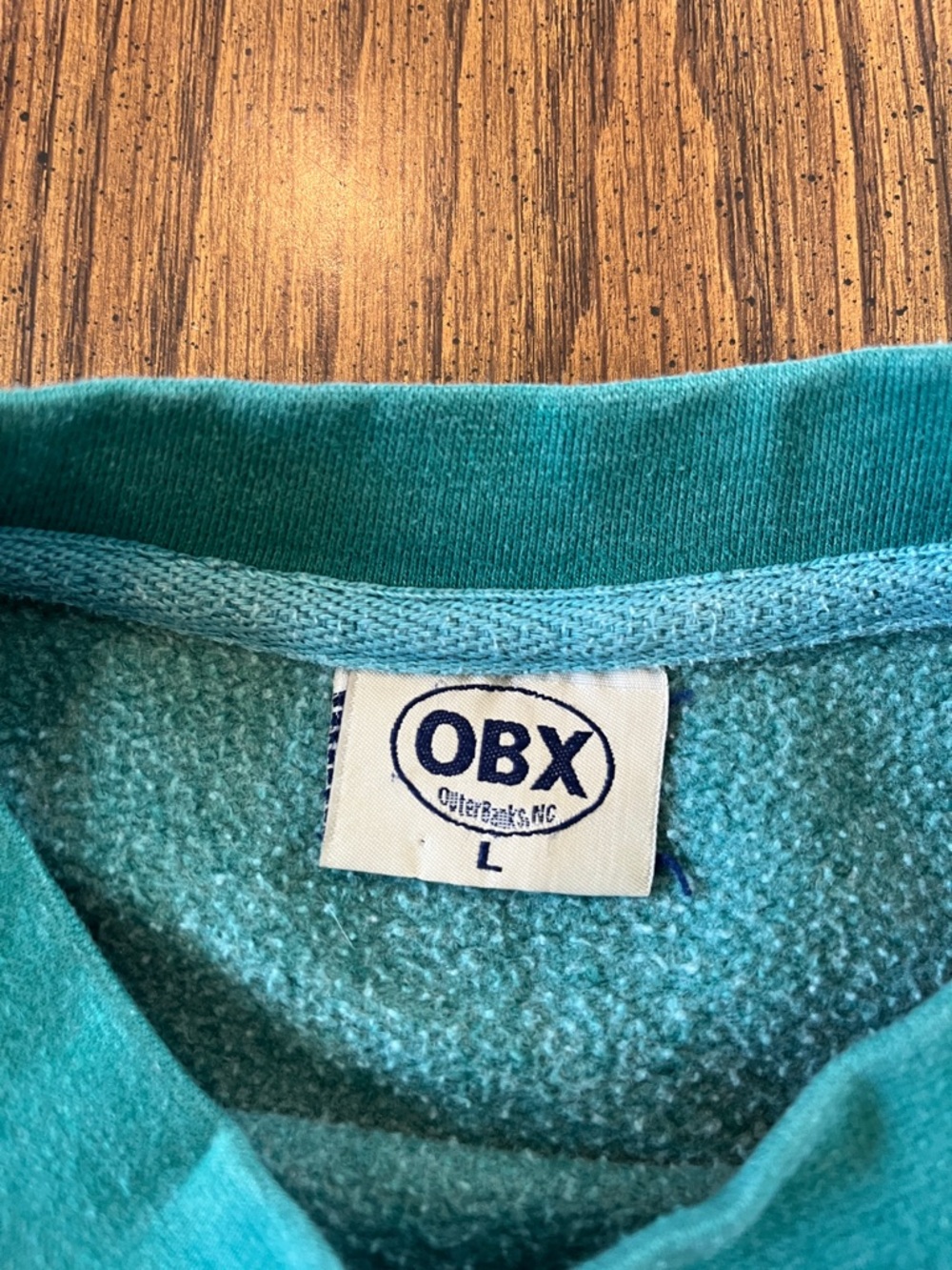 OBX Green 'Corolla' North Carolina Horse Graphic Crewneck Sweatshirt Large - Picture 4 of 7